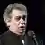Placido Domingo singing at a concert in Budapest