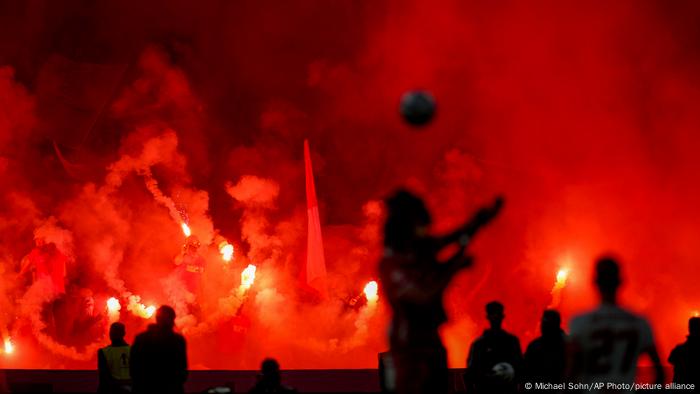 German Cup final fans