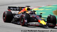 F1: Max Verstappen wins Spanish GP to lead standings as Leclerc retires 