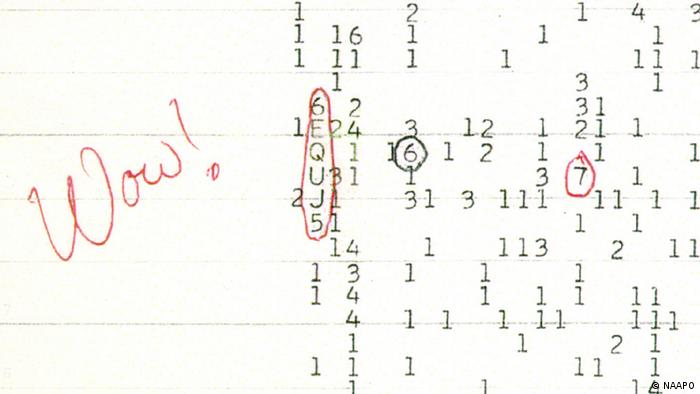 La señal Wow! fue observada por primera vez por Jerry Ehman con el radiotelescopio Big Ear de la Universidad Estatal de Ohio hace 43 años. 