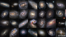 Desde 2003 hasta 2021, esta colección de 37 imágenes del telescopio espacial Hubble de la NASA/ESA muestra galaxias que albergan variables cefeidas y supernovas. 