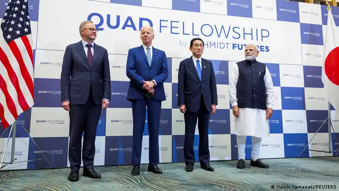 2022年5月“四方安全对话”（Quad）首脑在东京举行会晤

