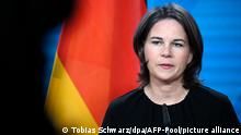 24.05.2022 Annalena Baerbock (Bündnis 90/Die Grünen), Außenministerin von Deutschland, spricht bei einer gemeinsamen Pressekonferenz mit dem Außenminister von Polen.