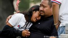 24.05.2022
People react outside the Ssgt Willie de Leon Civic Center, where students had been transported from Robb Elementary School after a shooting, in Uvalde, Texas, U.S. May 24, 2022. REUTERS/Marco Bello TPX IMAGES OF THE DAY 