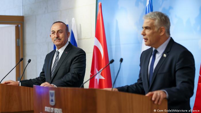 Israel Türkei Außenminister Mevlut Cavusoglu Yair Lapid Jerusalem