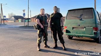 Алексей и другой украинский солдат под Изюмом