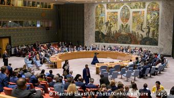 La salle de réunion du Conseil de sécurité de l'ONU à New-York