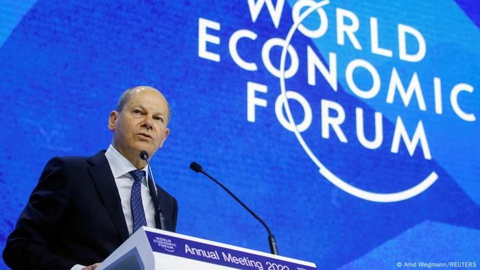 Schweiz Davos | Weltwirtschaftsforum | Olaf Scholz 