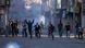 Protesters clash with security forces during a protest in Srinagar, Kashmir Protesters clash with security forces during a protest in Srinagar, Kashmir
