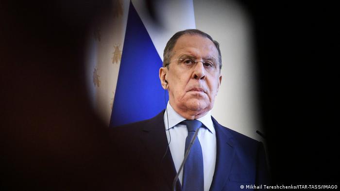 Russland I Sergej Lawrow 