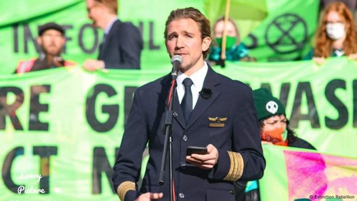 Todd Smith at an Extinction Rebellion protest