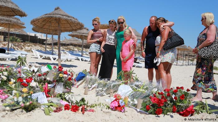 سوسة - حزن على ضحايا هجوم إرهابي 