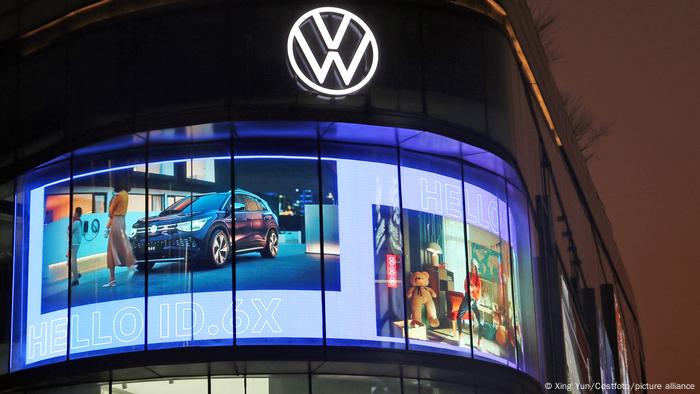 Werbung für VW-Autos in Shanghai Werbung für VW-Autos in Shanghai