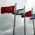 Türkiye ve İsrail bayrakları