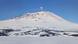El monte Erebus, el volcán activo más austral del planeta.