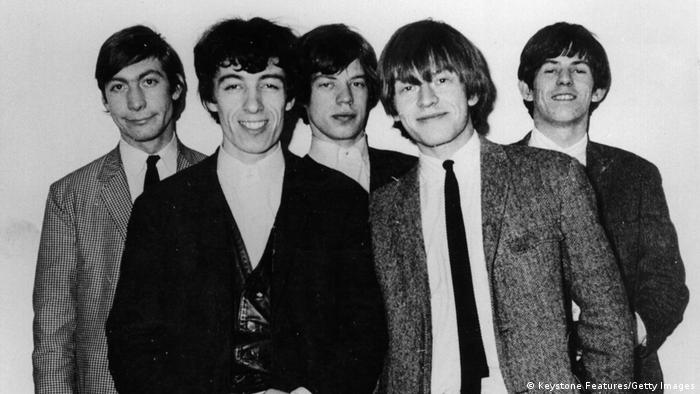 Poză de grup Rolling Stones, 1964.