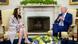 New Zealand's Prime Minister Jacinda Ardern (l) chats with US President Joe Biden (r) as both are seated in front of the White House's Oval Office fireplace New Zealand's Prime Minister Jacinda Ardern (l) chats with US President Joe Biden (r) as both are seated in front of the White House's Oval Office fireplace