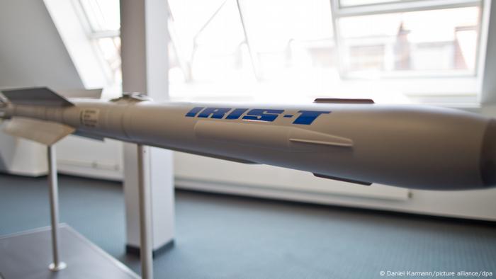 An advanced IRIS-T anti-aircraft missle 