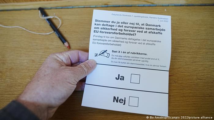 Dänemark Referendum über den Einstieg in die gemeinsame EU-Verteidigung