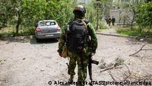 Ukraine russische Truppen in der Stadt Sjewjerodonezk