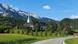 Schloss Elmau with mountains in the background. Schloss Elmau with mountains in the background.