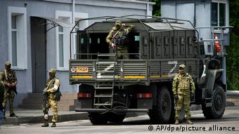 Російські військові в Херсоні