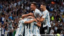 الأرجنتين تقسو على إيطاليا بثلاثية وتحرز كأس الأبطال 