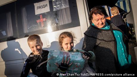Українські біженці, евакуйовані в Запоріжжя, фото 8 травня 2022 року