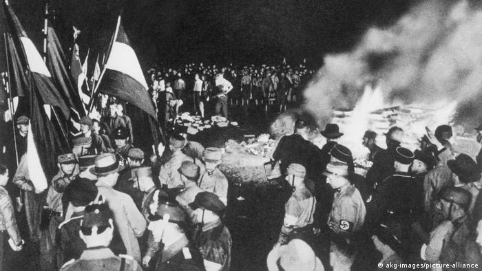 In 1933, the Nazis burned books they viewed as subversive or opposed to Nazism.