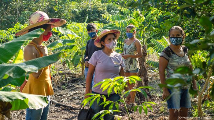 Einheimische im brasilianischen Amazonasgebiet lernen nachhaltig mit dem Wald zu wirtschaften
