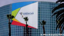 FILE PHOTO: Preparations continue as the United States prepares to host the Ninth Americas Summit in Los Angeles, U.S., June 5, 2022. REUTERS/Mike Blake/File Photo
