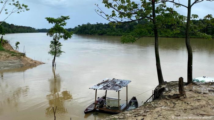 Rio Itaquaí, no Vale do Javari, estado do Amazonas, onde desapareceram o jornalista britânico Dom Philips e o indigenista brasileiro Bruno Pereira