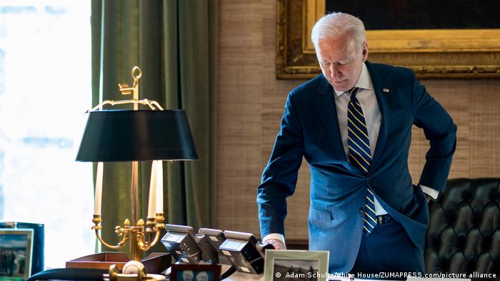 USA Joe Biden in seinem Büro
