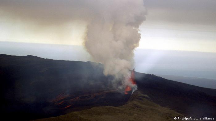 Sierra Negra volcán, erupción