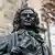 Bach bronze in front of the St. Thomas Church in Leipzig.