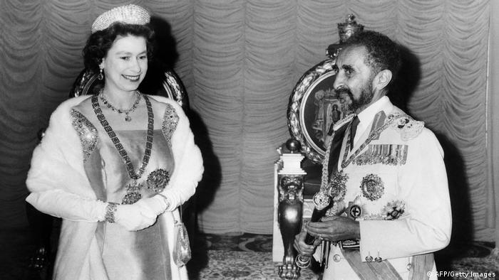 Äthiopien 1965 | Besuch Königin Elisabeth II. aus Großbritannien | mit Haile Selassie
