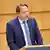Komesar za proširenje EU Oliver Varhelji u obraćanju poslanicima Evropskog parlamenta u maju ove godine