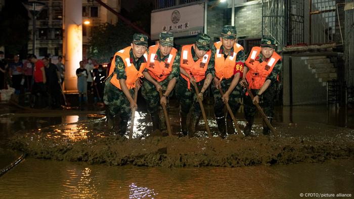 China | inundaciones en Liuzhou.