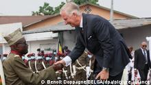 Belgian king meets veteran, returns Suku mask to DR Congo