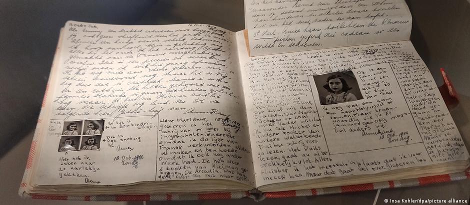Diário de Anne Frank foi escrito entre 1942 e 1944 
