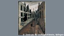 Felix Nussbaum, Rue triste (Trostlose Straße), um 1938_39, Öl auf Leinwand, 56 x 43 cm (RGB)