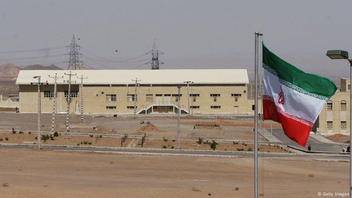 Central nuclear en la zona de Isfahán, Irán.