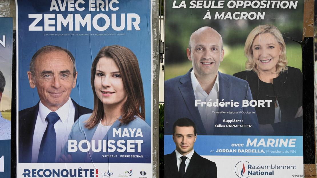 Предизборни плакати във Франция