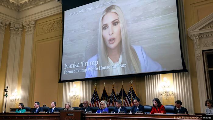 January 6 testimony from Trump's daughter, Ivanka