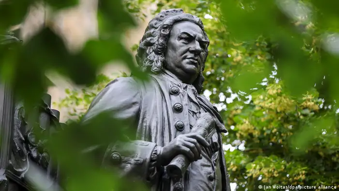Bach-Denkmal in Leipzig, Deutschland