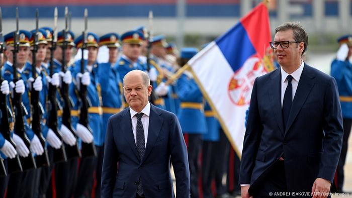 Serbia Belgrade |  Olaf Scholz and Aleksandar Vucic