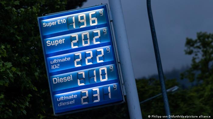 Benzinpreise in Deutschland 09.06.2022