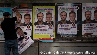 Προεκλογικές αφίσες της NUPES στη Μασσαλία