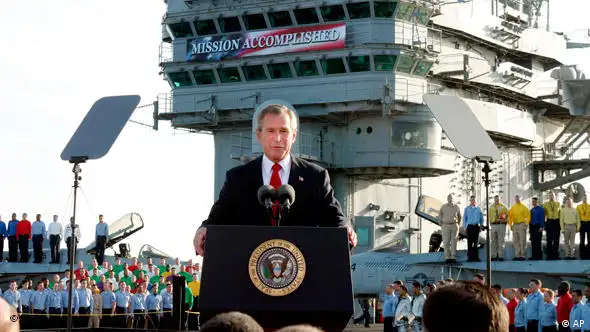 George W. Bush erklärt Irakkrieg für beendet Flash-Galerie