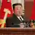 Kim Jong Un speaking at a plenary meeting of the Workers’ Party’s Central Committee this year. 